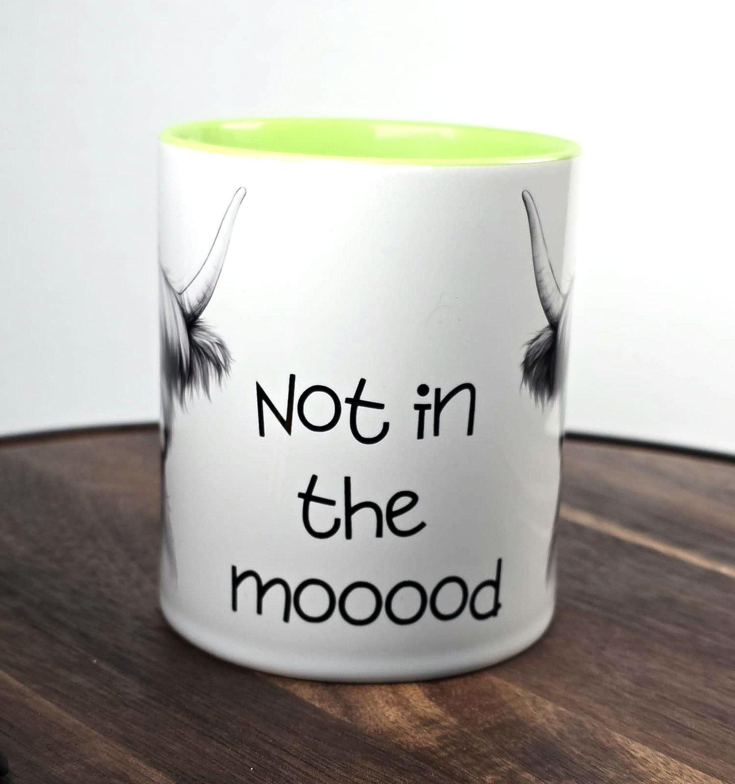 Highland Cow Ceramic Mug|  | Highland Cow Gift | Personalised Mug| 9 Colour Choices