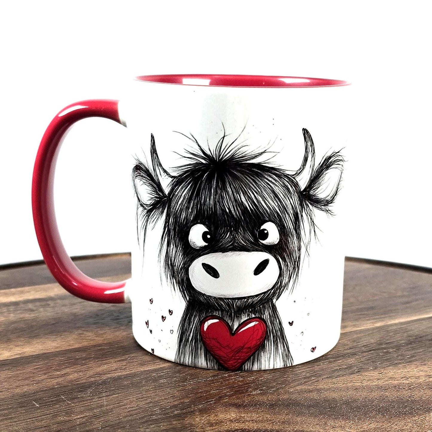 Highland Cow | Highland Cow Mug | 10 Colour Choices | Personalisation Available | Valentines | Highland Cow Gift