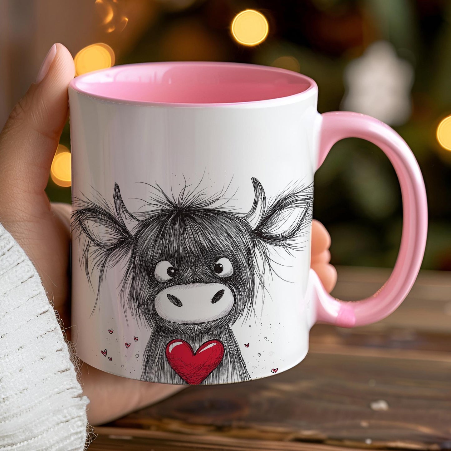 Highland Cow | Highland Cow Mug | 10 Colour Choices | Personalisation Available | Valentines | Highland Cow Gift