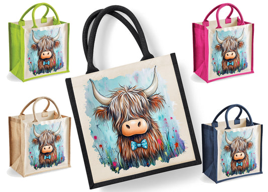 Highland Cow Tote