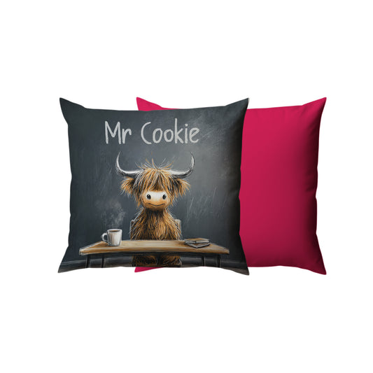 Highland Cow Cushion | Cushion | Made to Order | Highland Cow | Teacher Gift