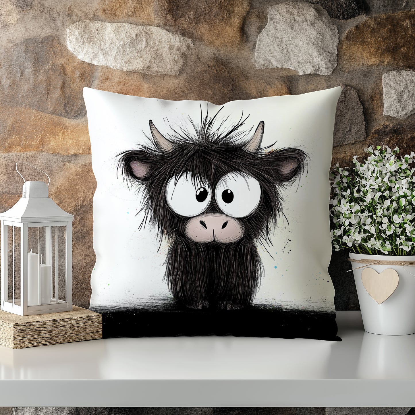 Highland Cow Cushion