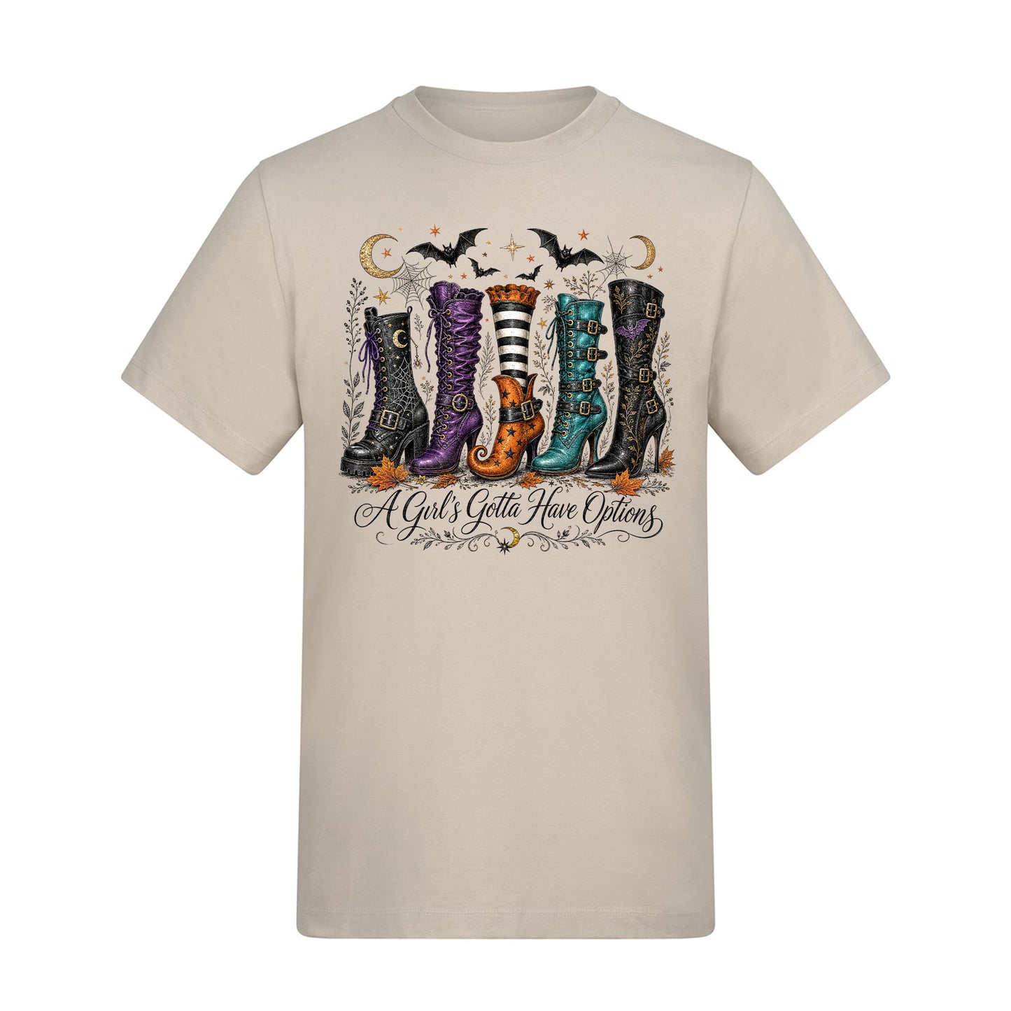 T-Shirt |Made to Order| A Girls Gotta Have Options | Witch Boots