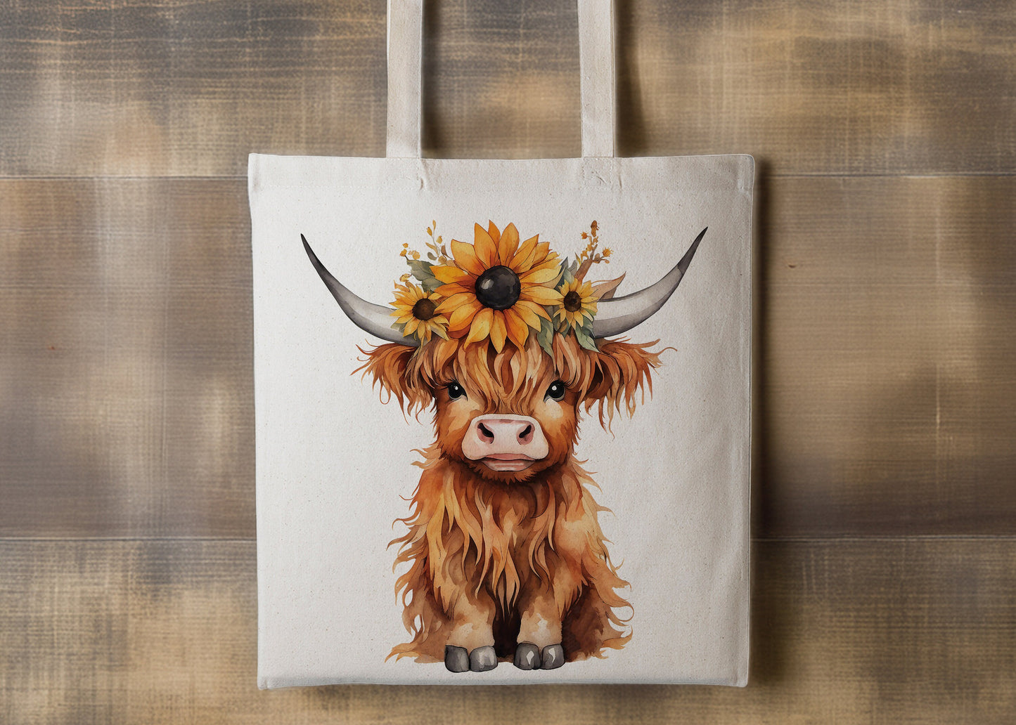 Highland Cow Tote Bag | Personalised Gift| Tote Bag | Cotton Tote | Shopping Bag | Reusable Bag