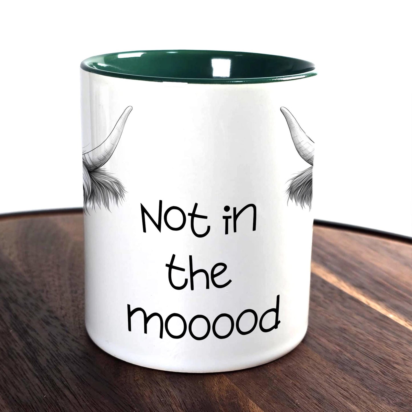 Highland Cow Ceramic Mug|  | Highland Cow Gift | Personalised Mug| 9 Colour Choices