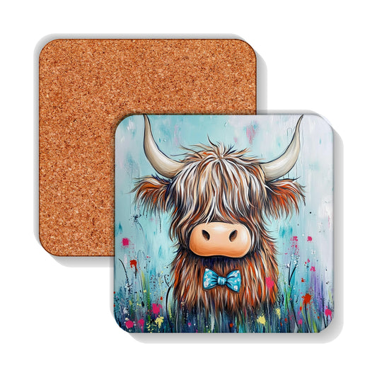 Highland Cow Coaster