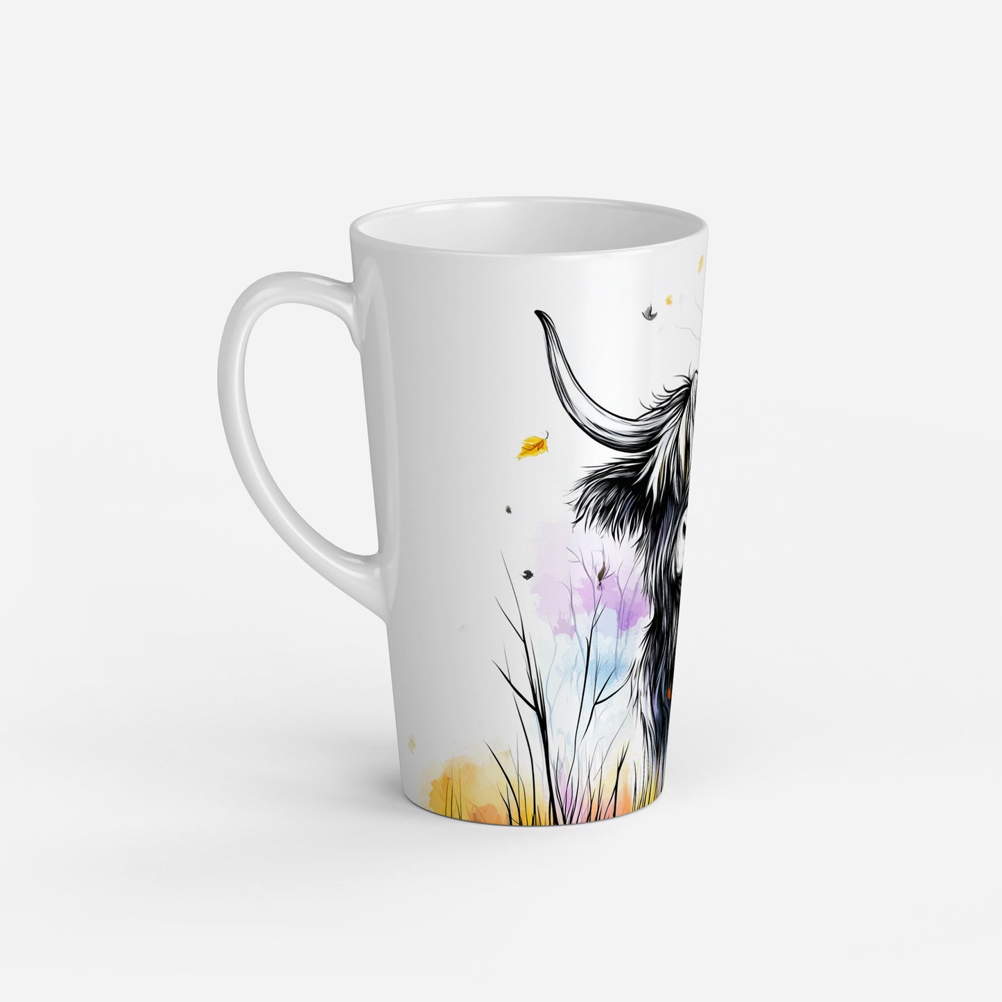 Personalised Mug | Latte Mug | Highland Cow | Christmas Mug| Coffee Cup | Gaothan