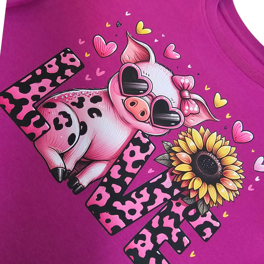 Sweatshirt | jumper | Piggy | Pig jumper | cotton | Made to Order | Love Pig