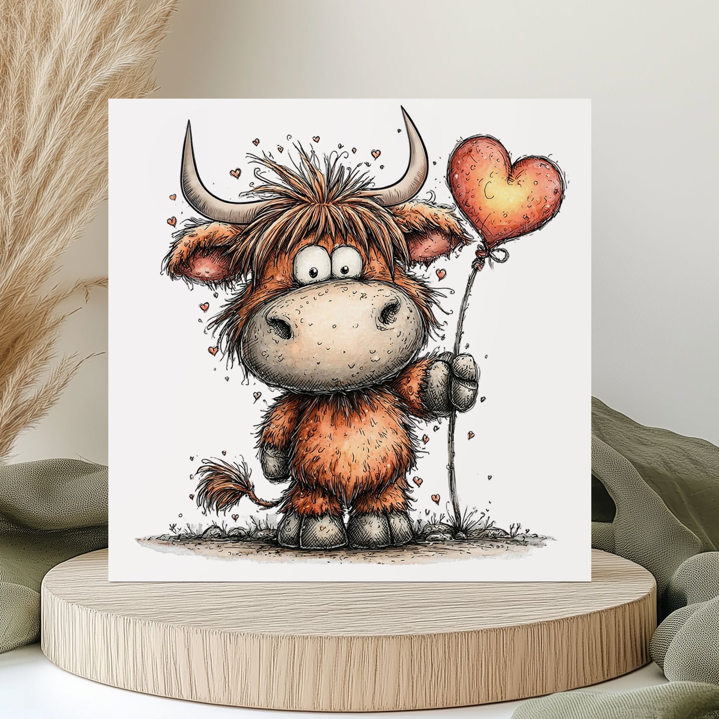 Valentines Card - Valentines - Highland Love