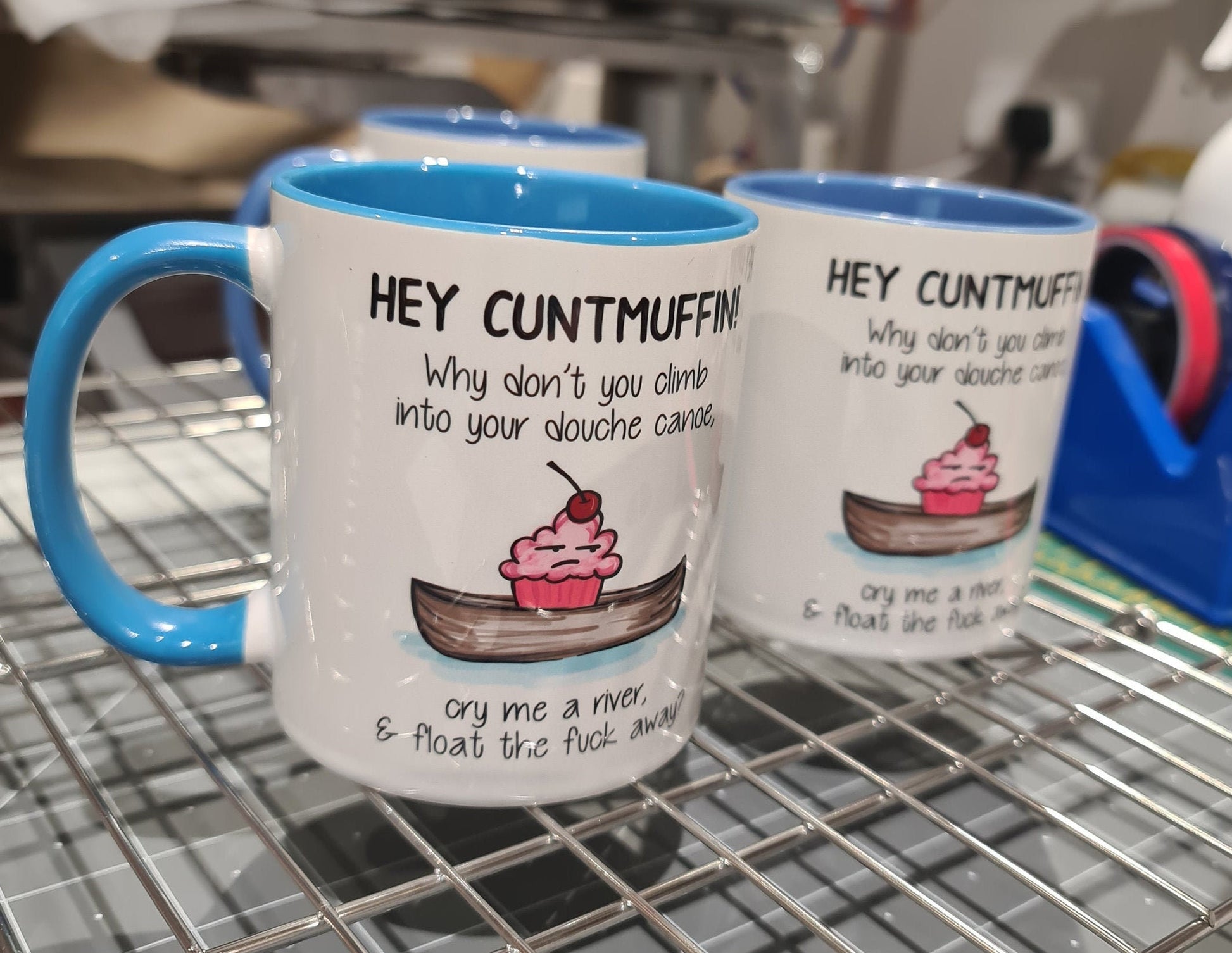 Naughty Mug | Novelty Mug | Funny Gifts | Adult Humour | Cuntmuffin | 10 Colour Choices