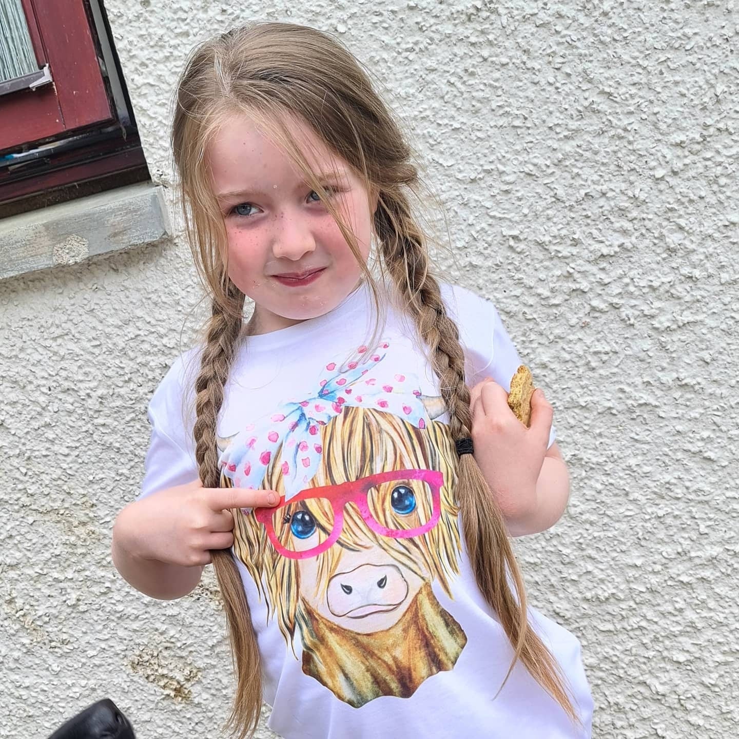 Highland Cow T-shirt | Kids T-shirt | Highland Cow | Personalised T-Shirt | Made To Order