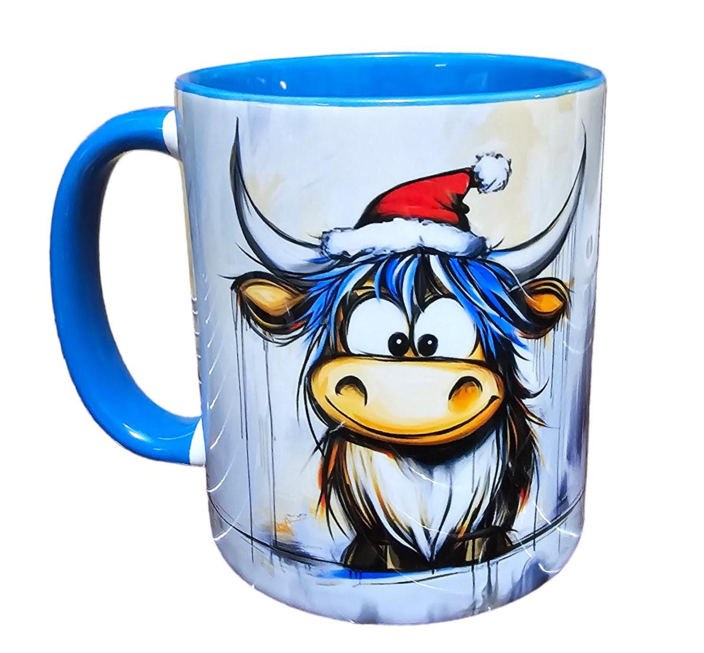 Highland Cow Ceramic Mug| | Highland Cow Gift | Personalised Mug| 9 Colour Choices