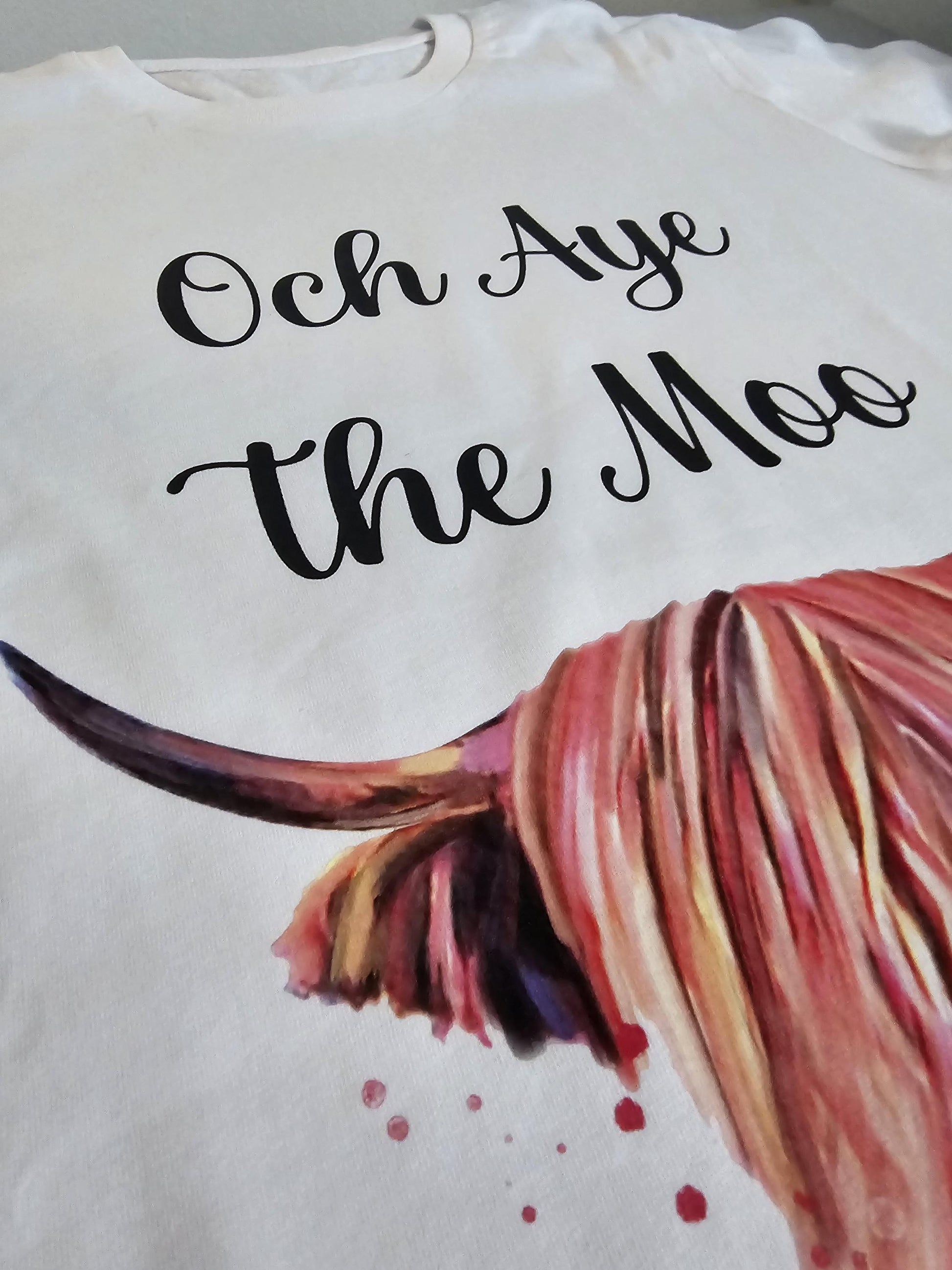 Highland Cow T-shirt | Kids T-shirt | Highland Cow | Personalised T-Shirt | Made To Order