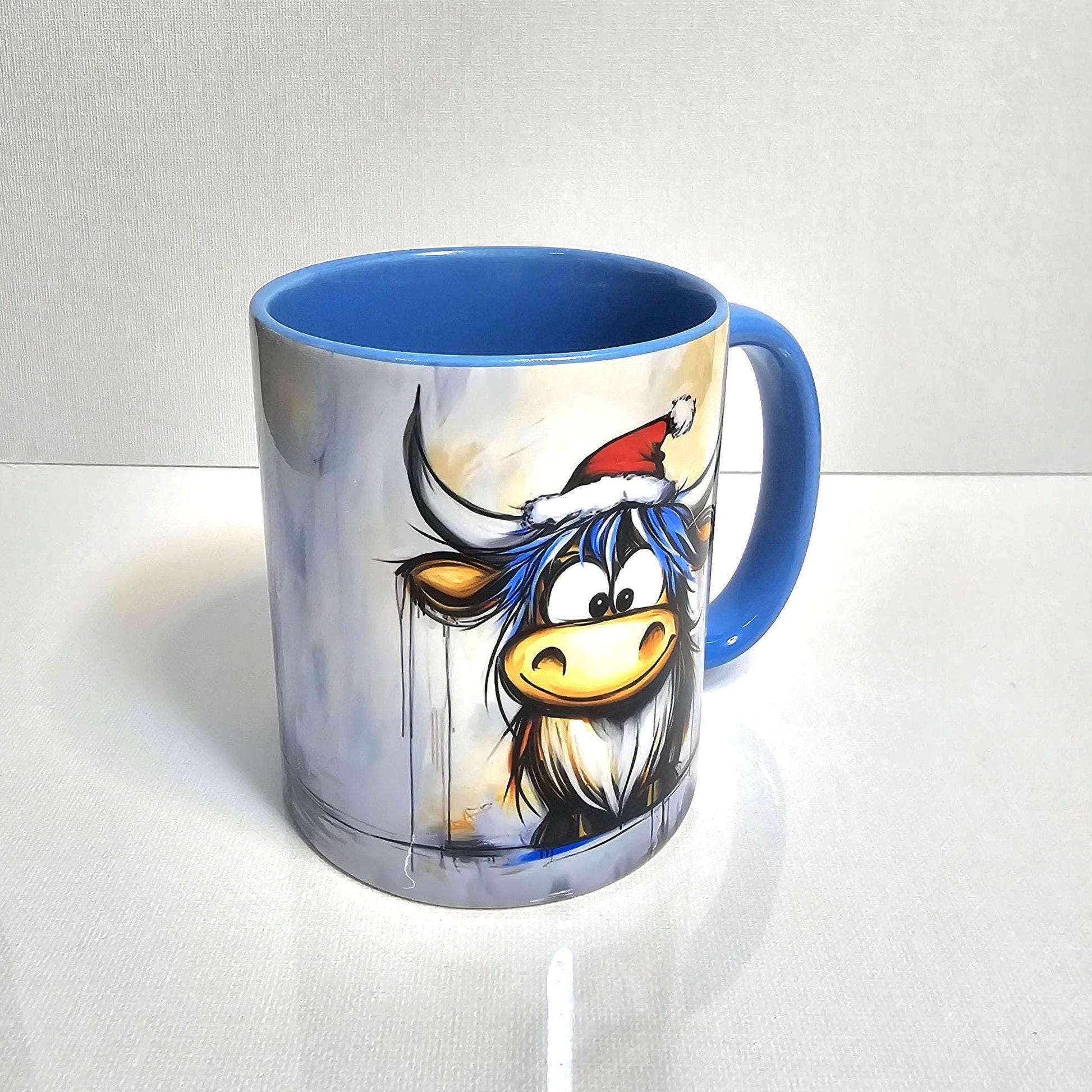 Highland Cow Ceramic Mug| | Highland Cow Gift | Personalised Mug| 9 Colour Choices