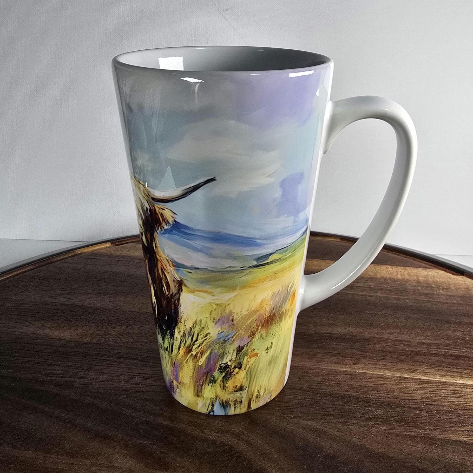Personalised Mug | Latte Mug | Highland Cow | Coffee Mug| Coffee Cup |