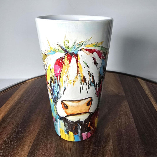 Personalised Mug | Latte Mug | Highland Cow | Coffee Mug| Coffee Cup |