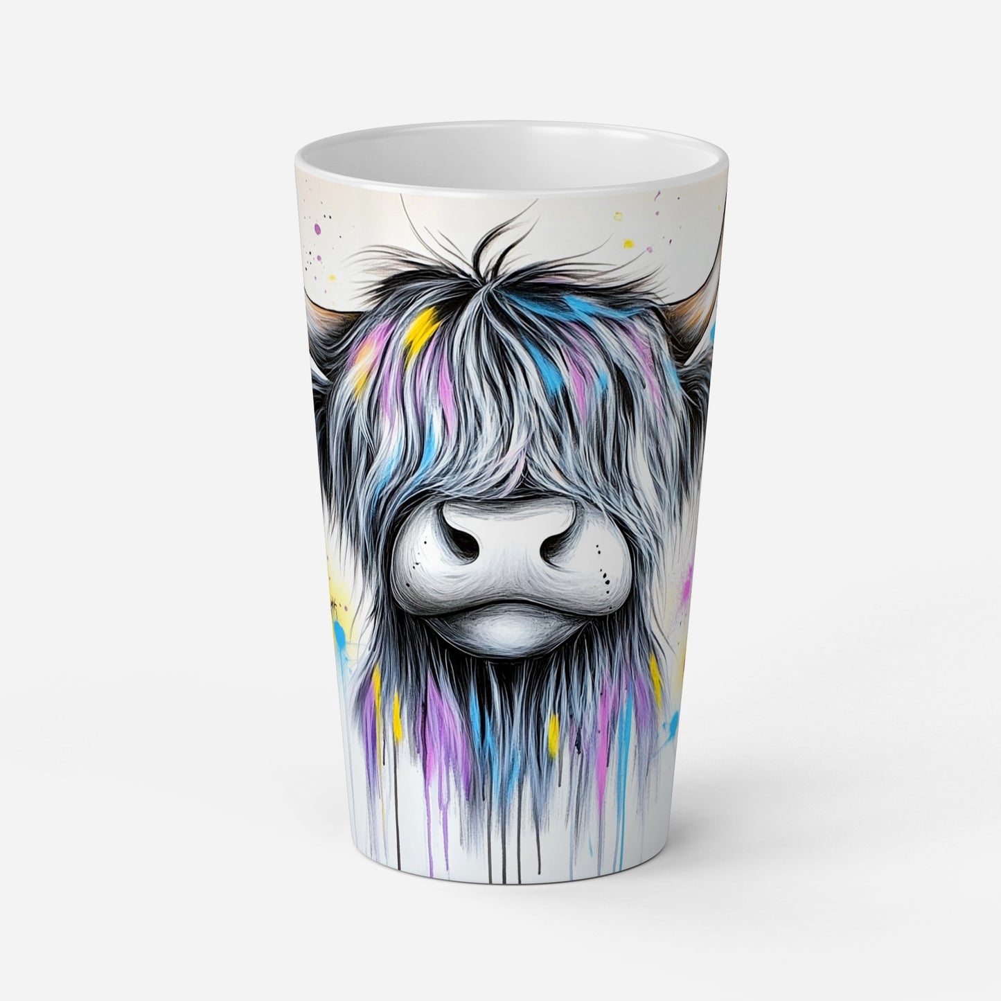 Personalised Mug | Latte Mug | Highland Cow | Christmas Mug| Coffee Cup | Mhorag