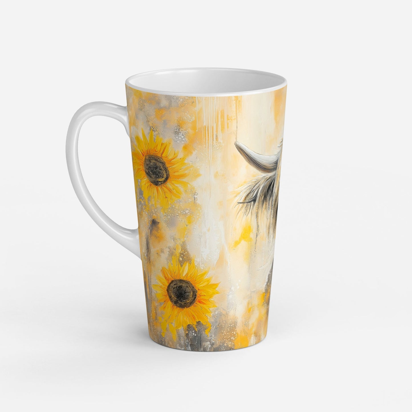 Personalised Mug | Latte Mug | Highland Cow | Christmas Mug| Coffee Cup | Sunny