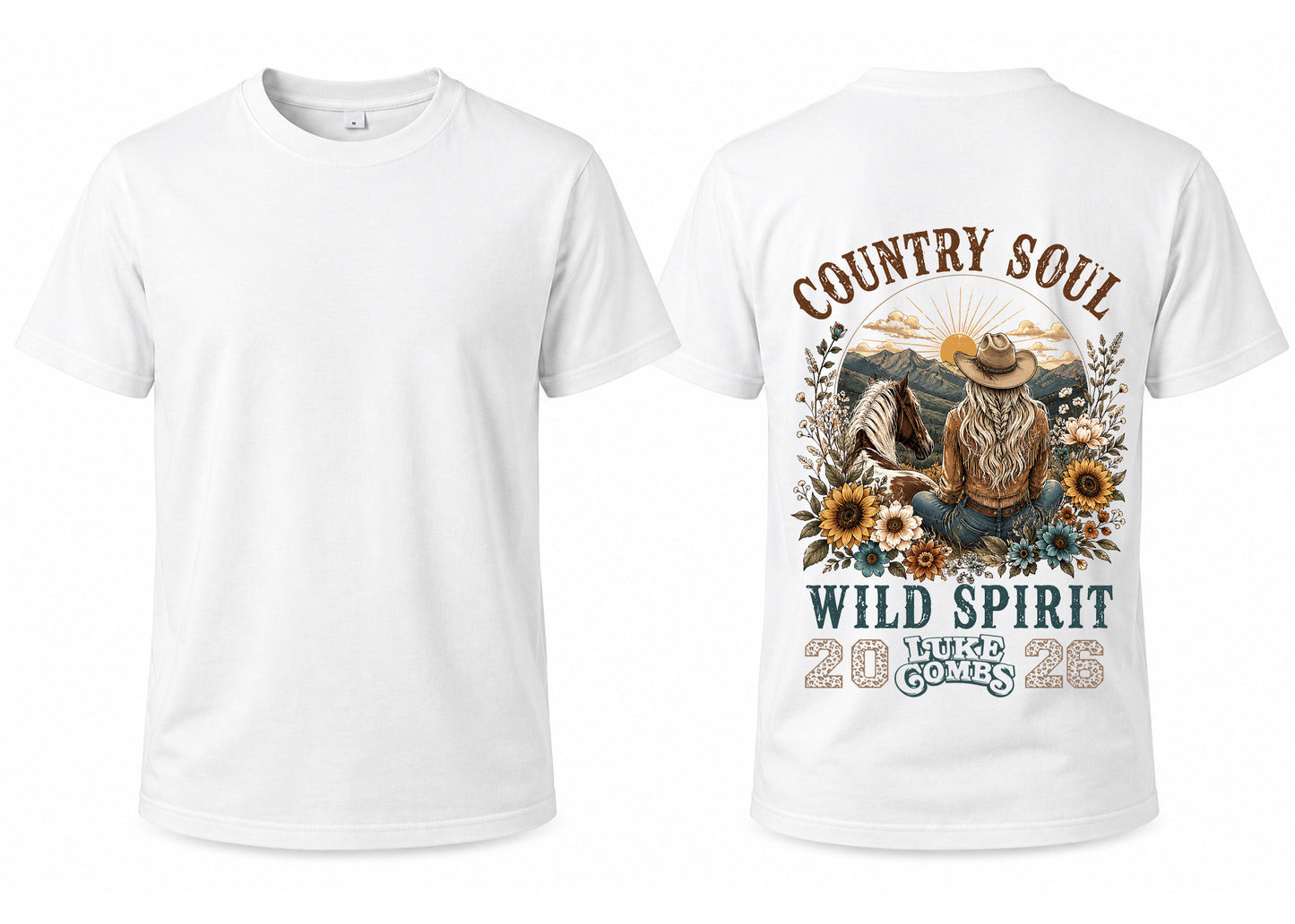T-Shirt |Made to Order| Country Soul Wild Heart