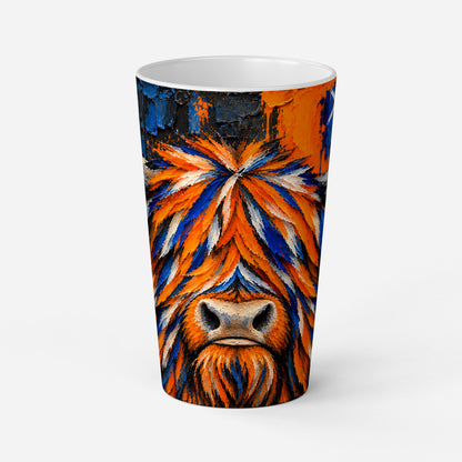Personalised Mug | Latte Mug | Highland Cow | Coffee Cup | Irn Coo