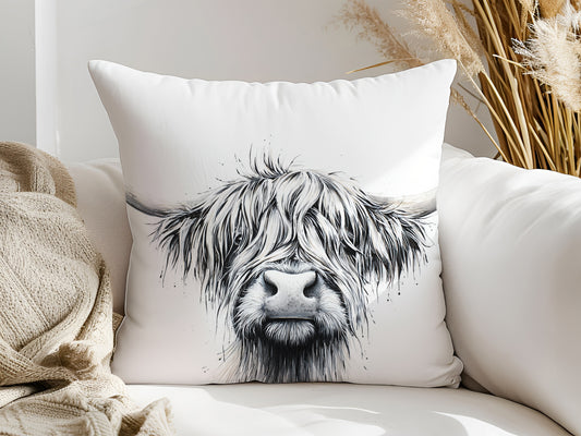 Highland Cow Cushion | Cushion | Made to Order | Highland Cow | Pippin