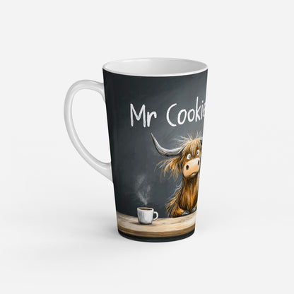 Personalised Mug | Latte Mug | Highland Cow | Teacher Mug | Coffee Cup | Teacher Coo
