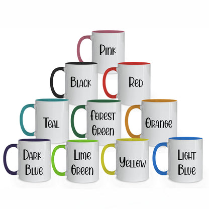 Highland Cow | Highland Cow Mug | 10 Colour Choices | Personalisation Available | Scribble | Highland Cow Gift