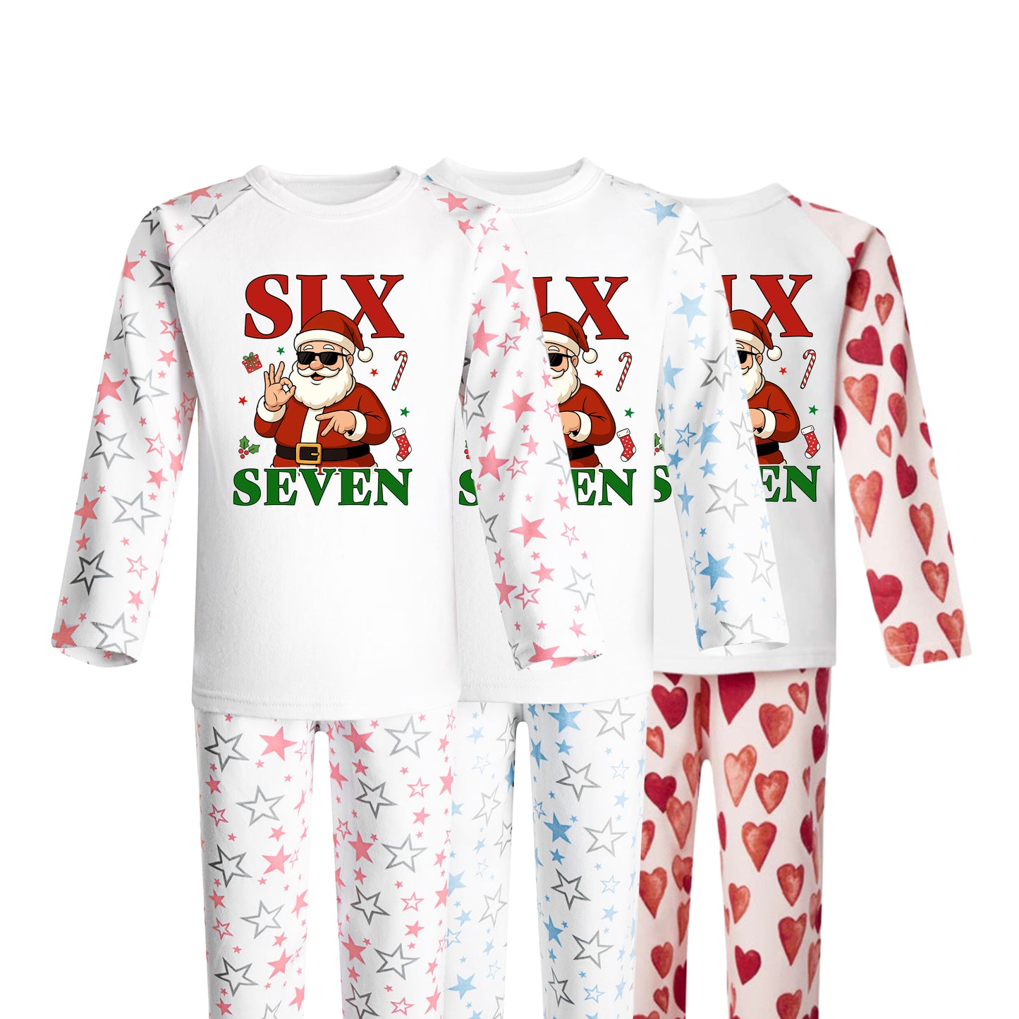 Personalised Christmas Pyjamas | PJ's | Kids Nightwear |Christmas | Santa 67