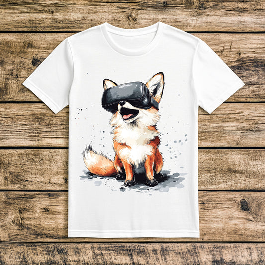 Birthday T-Shirt | Kids T-shirt | VR T-Shirt | Personalised T-Shirt | Made To Order  |  FOX VR