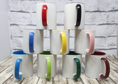 Highland Cow Ceramic Mug| | Highland Cow Gift | Personalised Mug| 9 Colour Choices