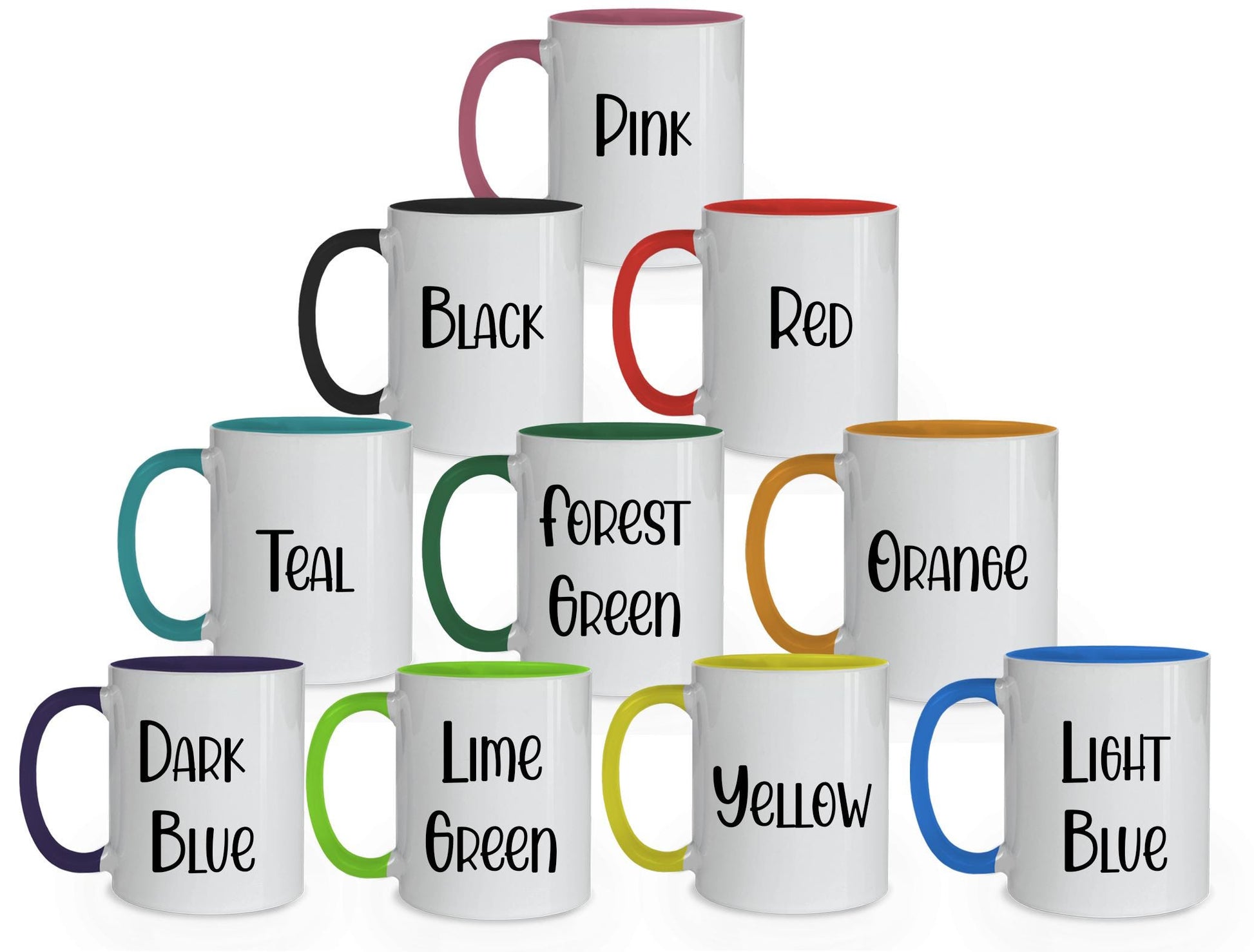 Personalised Mug | Coffee Cup | Highland Cow | Ceramic Mug| 10 Colour Choices | Highland Cow