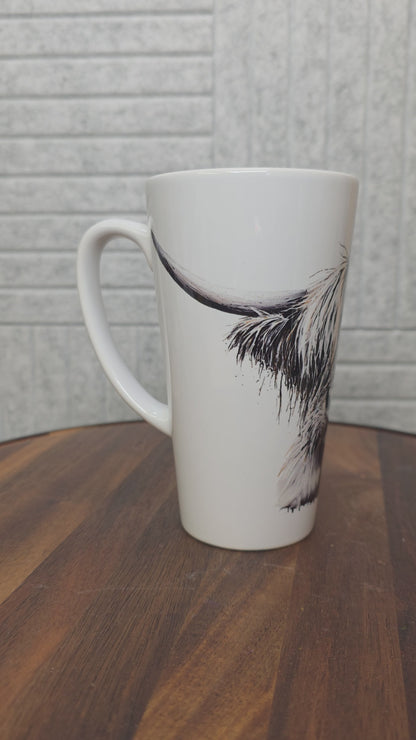 Personalised Mug | Latte Mug | Highland Cow | Christmas Mug| Coffee Cup | Splodge