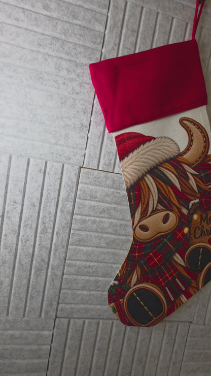 Christmas Stocking - Highland Christmas