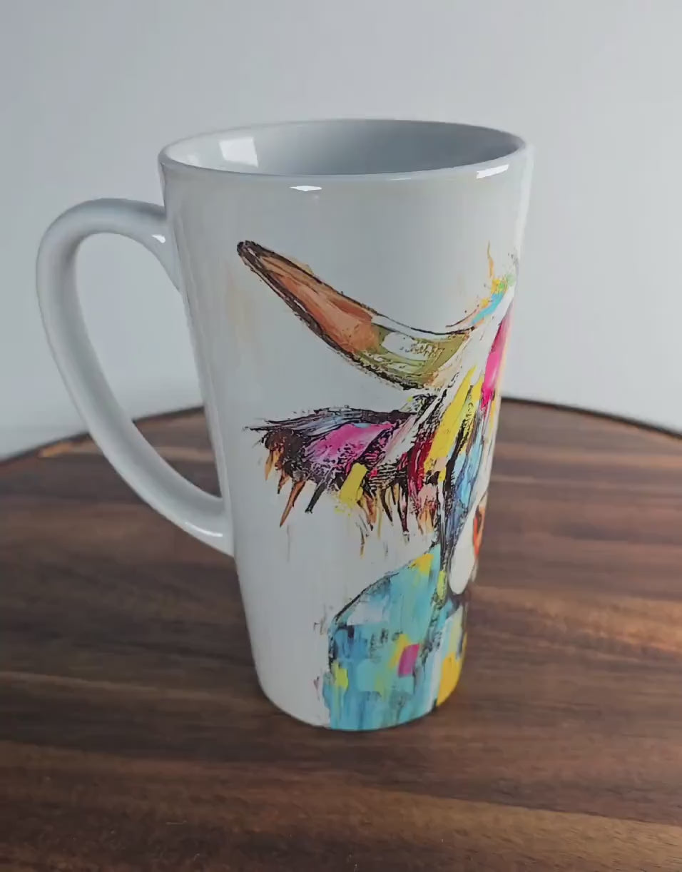 Personalised Mug | Latte Mug | Highland Cow | Coffee Mug| Coffee Cup |