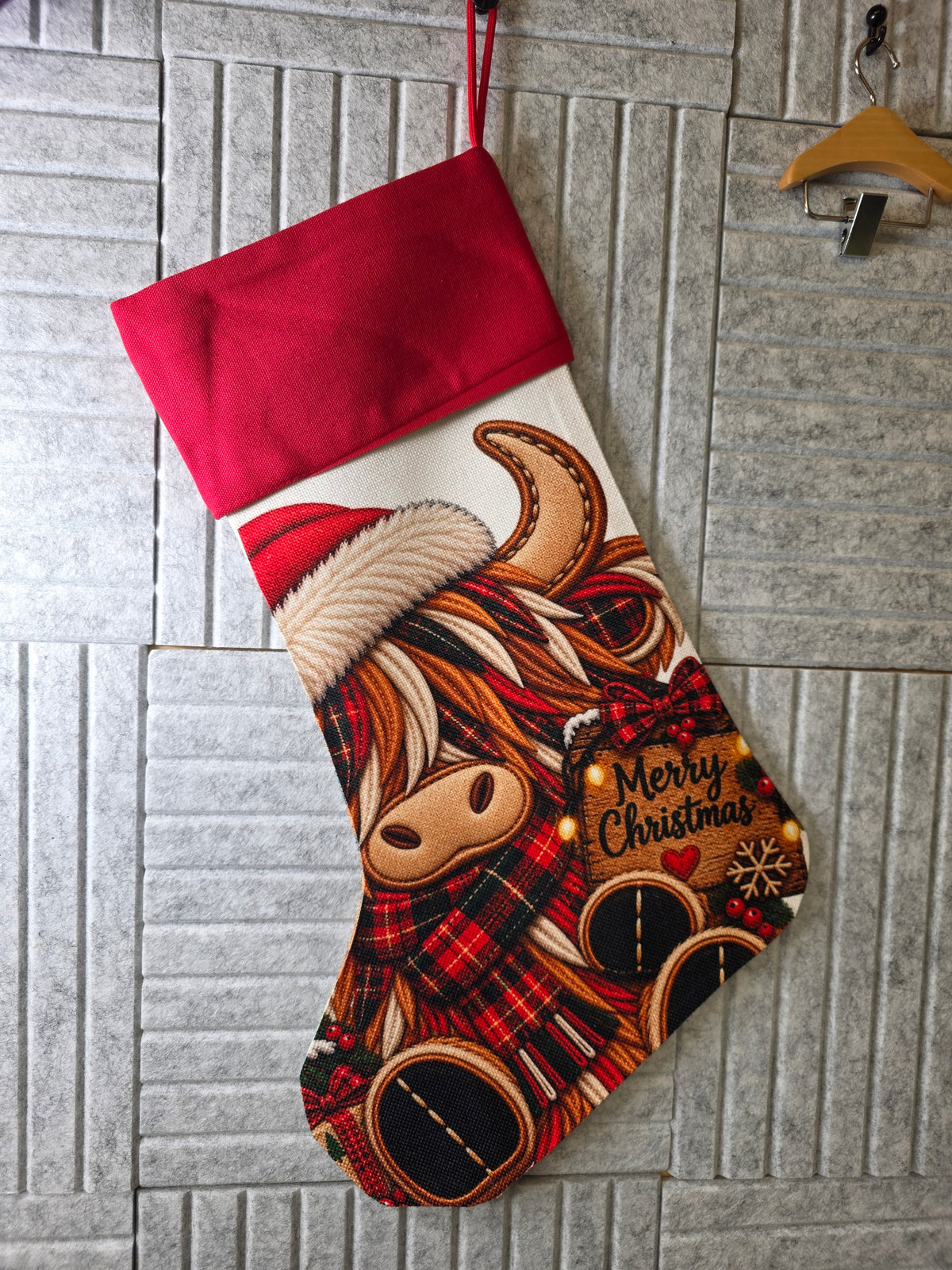 Christmas Stocking - Highland Christmas