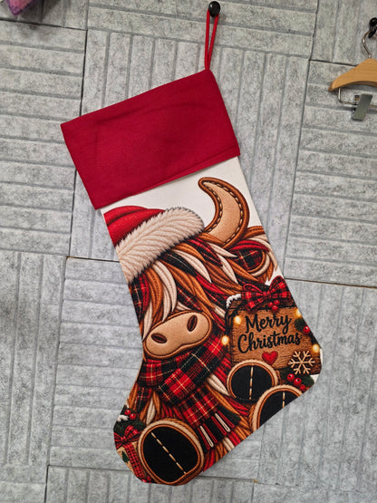 Christmas Stocking - Highland Christmas