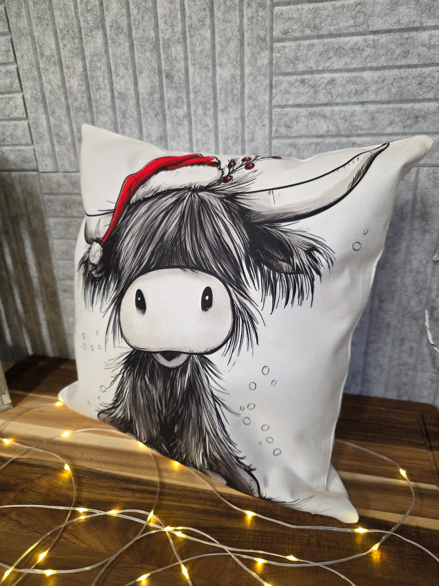 Highland Cow Cushion | Cushion | Made to Order | Highland Cow | Crimbo & Moo