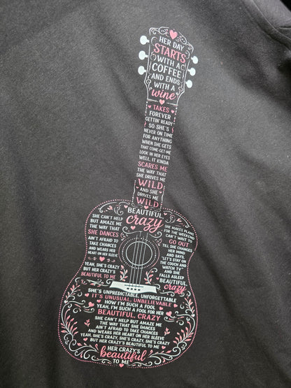 T-Shirt |Made to Order| Beautiful Crazy Guitar