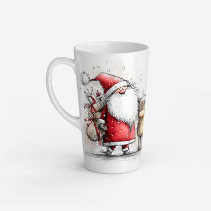 Personalised Mug | Latte Mug | Highland Cow | Christmas Mug| Coffee Cup | Santa&Moo