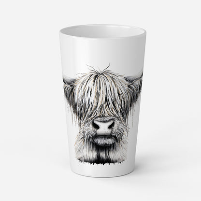 Personalised Mug | Latte Mug | Highland Cow | Christmas Mug| Coffee Cup | Splodge